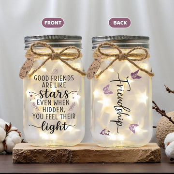 Family & Friends Mason Jar Night Light – Sentimental Keepsake Gift