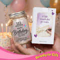 Birthday Gifts for Women, Happy Birthday Gift, Mason Jar Happy Birthday, view 4