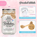 Birthday Gifts for Women, Happy Birthday Gift, Mason Jar Happy Birthday, view 6