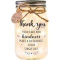 Thank You Gifts for Women, Appreciation Gifts for Women, Mason Jar Light