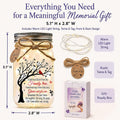 Sympathy Gifts for Loss of Loved One, Cardinal Memorial Gift, Mason Jar, view 3