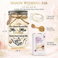 Engagement Gifts for Couples, Wedding Gifts for Couples, Mr & Mrs Mason Jar, view 6