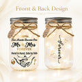 Engagement Gifts for Couples, Wedding Gifts for Couples, Mr & Mrs Mason Jar, view 7