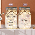 Daughter Birthday Jar Light, Personalized, Choose the Age: 30