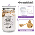 Friends Infinity Hands Jar Light with Two Names, size and parts