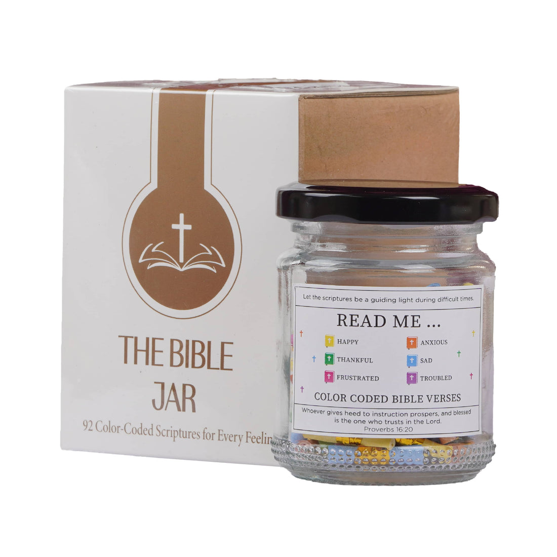 Bible Verses Scrolls Jar – Daily Inspiration & Spiritual Comfort