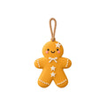 Personalized Gingerbread Ornament, 5 Colors, Name on Back, golden design