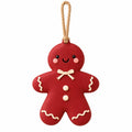 Personalized Gingerbread Ornament, 5 Colors, Name on Back, red design