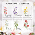 Sister Birth Month Flower Jar Light, Personalized, design guide