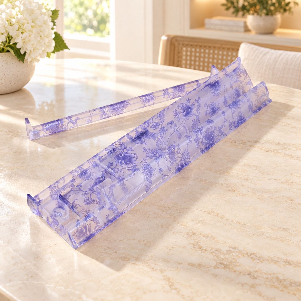 Blue Toile Mahjong Racks, Set of 4, view 5