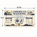 American Mahjong Line Reader Cards, 4-Pack with Koi, Crane, Pagoda & Peacock Designs, view 2