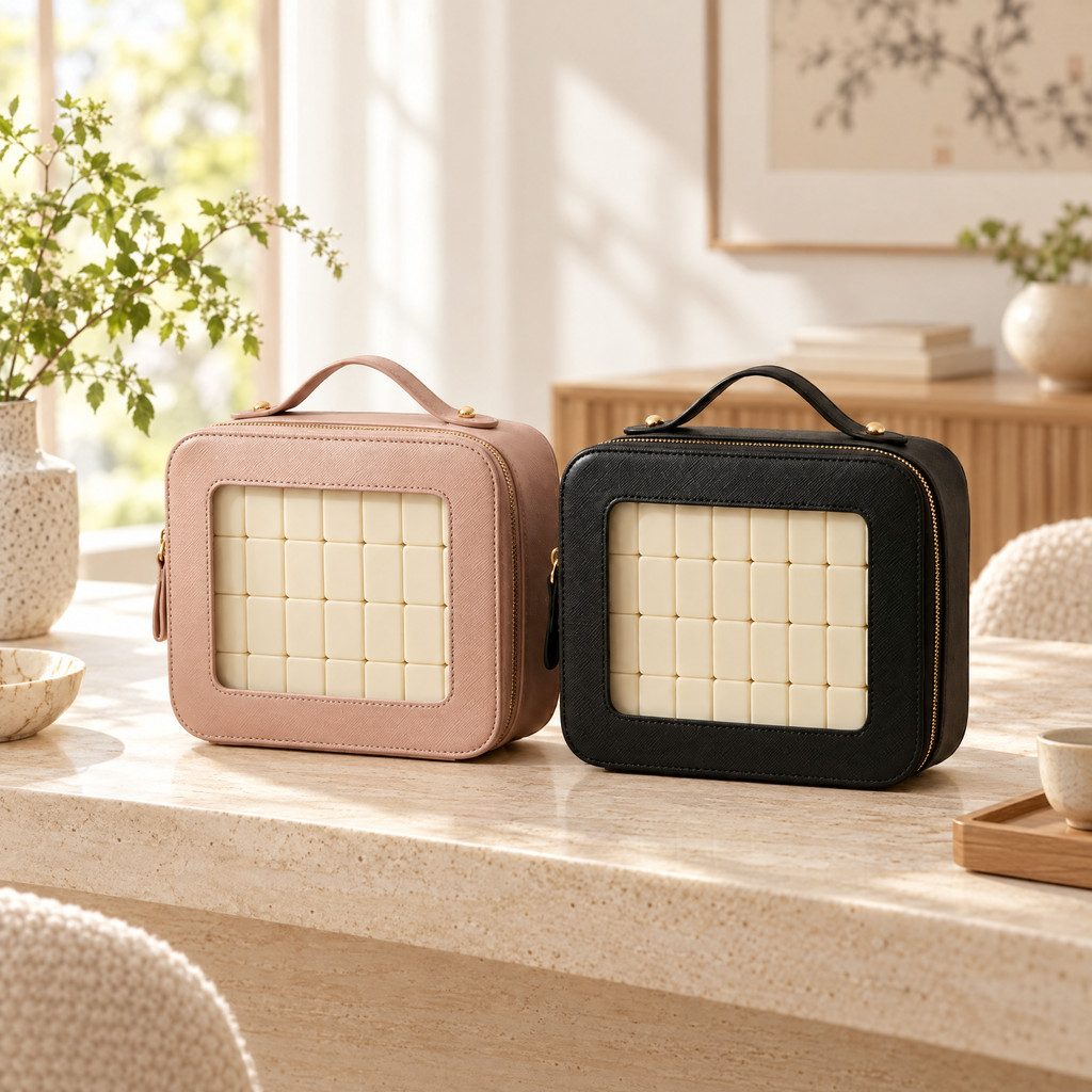 Clear-Window Mahjong Carrying Case, product photo