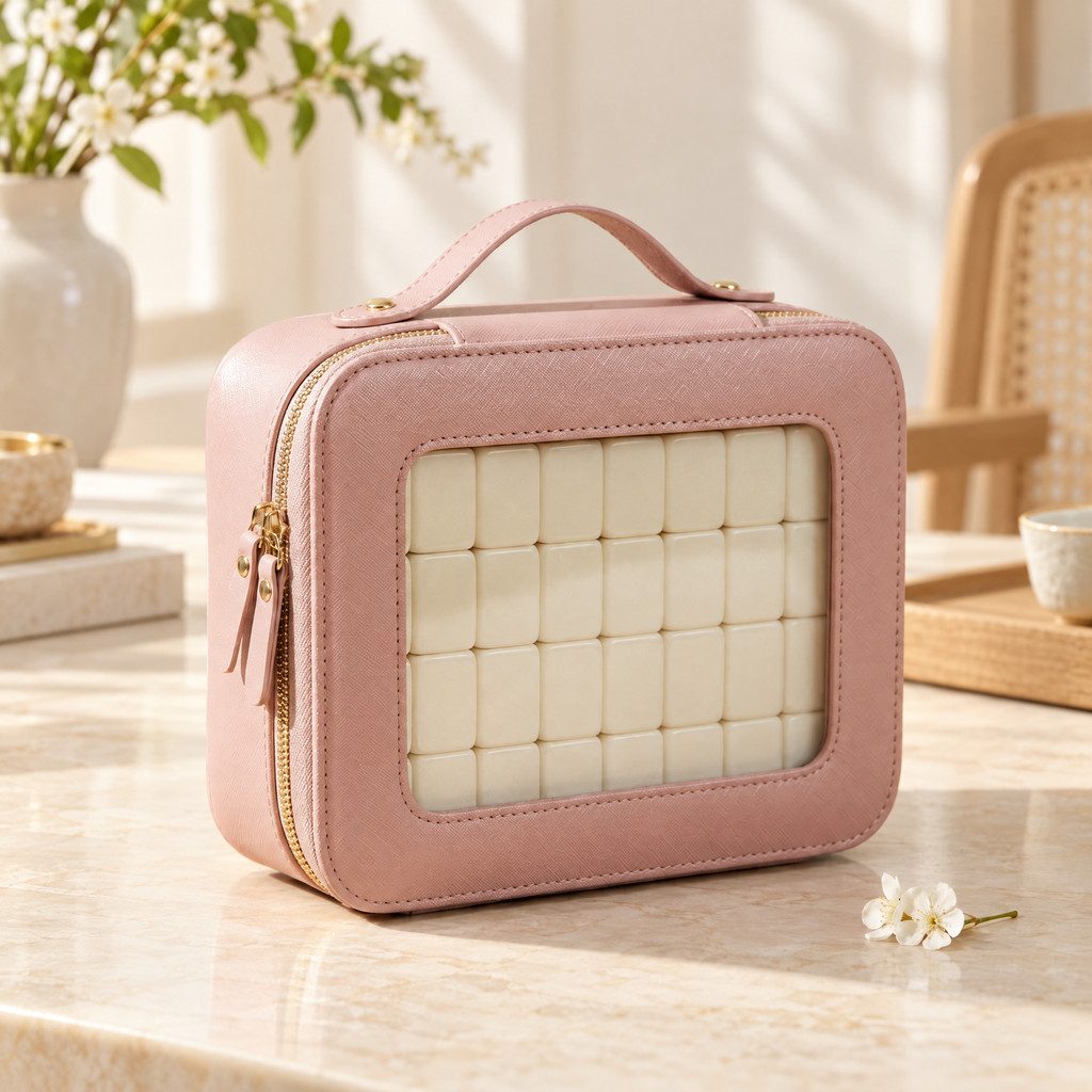 Clear-Window Mahjong Carrying Case, product photo