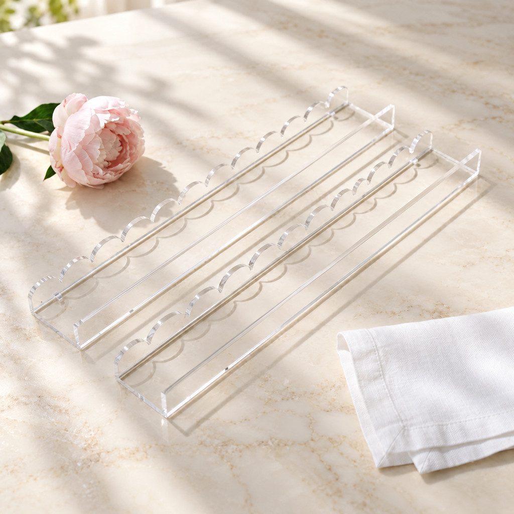 Crystal Clear Mahjong Racks, Set of 4, product photo