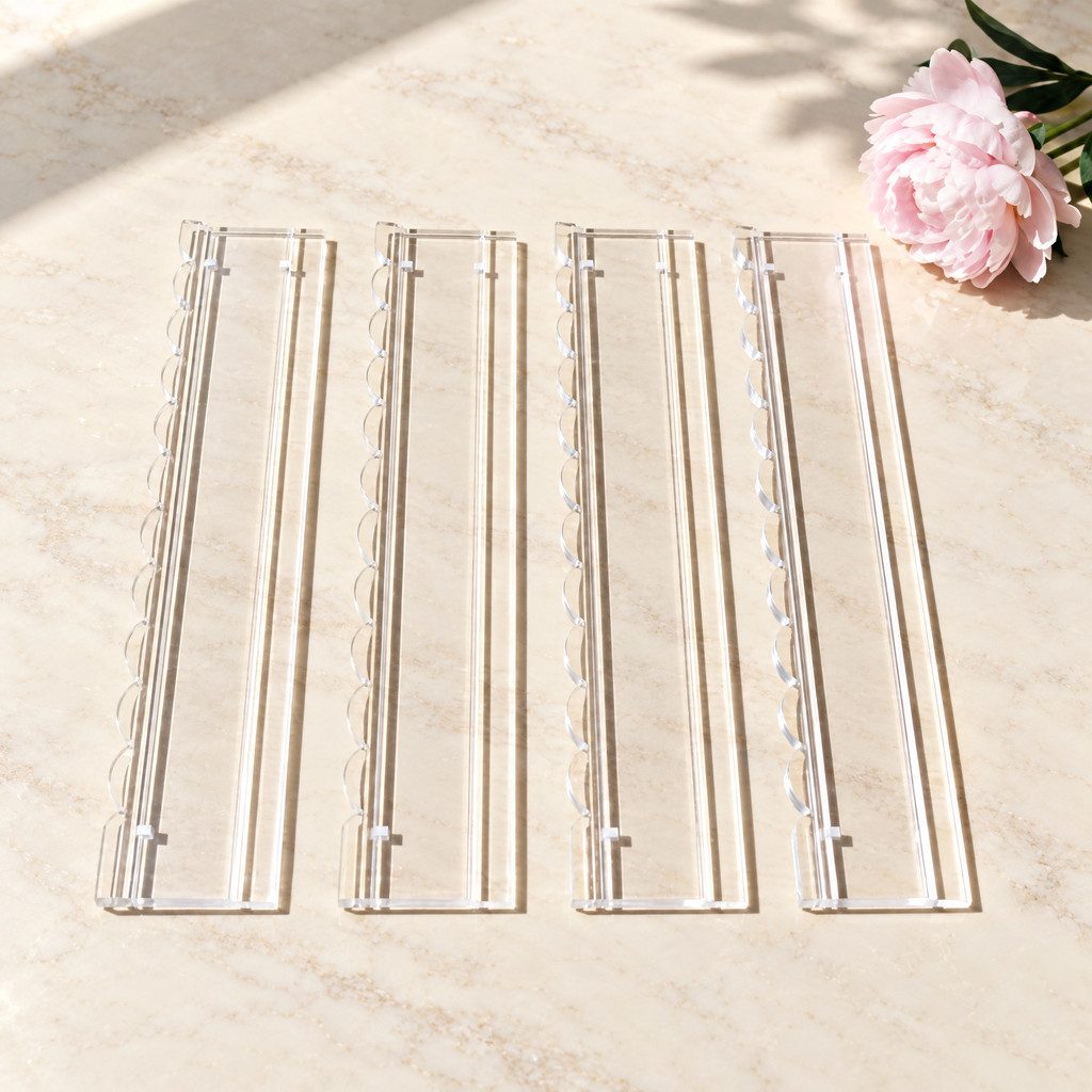 Crystal Clear Mahjong Racks, Set of 4, view 2