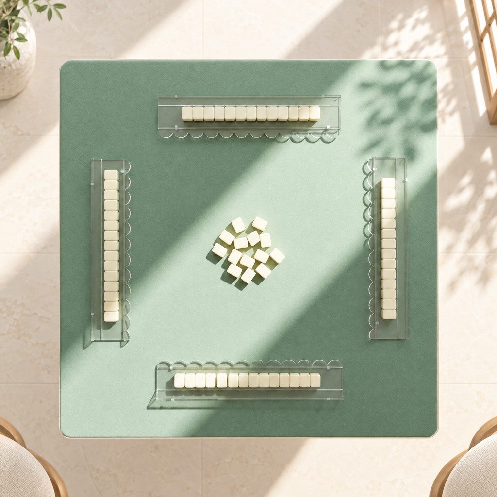 Crystal Clear Mahjong Racks, Set of 4, view 4