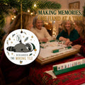Discarded the Wrong Tile Raccoon Ornament, Funny Mahjong Acrylic Keepsake, view 4