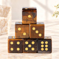 Natural Gemstone Mahjong Dice, Set of 6, view 13