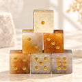 Natural Gemstone Mahjong Dice, Set of 6, view 19