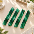 Green Agate Mahjong Racks with Pushers, Acrylic, view 3