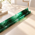 Green Agate Mahjong Racks with Pushers, Acrylic, view 5