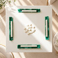 Green Agate Mahjong Racks with Pushers, Acrylic, view 6