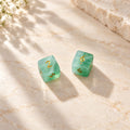 Green Fluorite Mahjong Dice, Set of 2, view 7