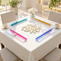 Iridescent Wave Mahjong Racks, Set of 4, view 2