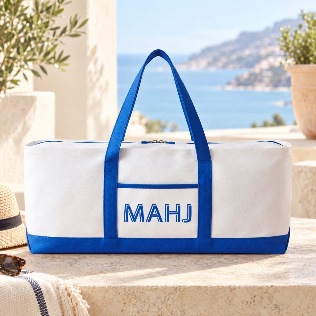 Long Mahjong Tote Bag, view 11