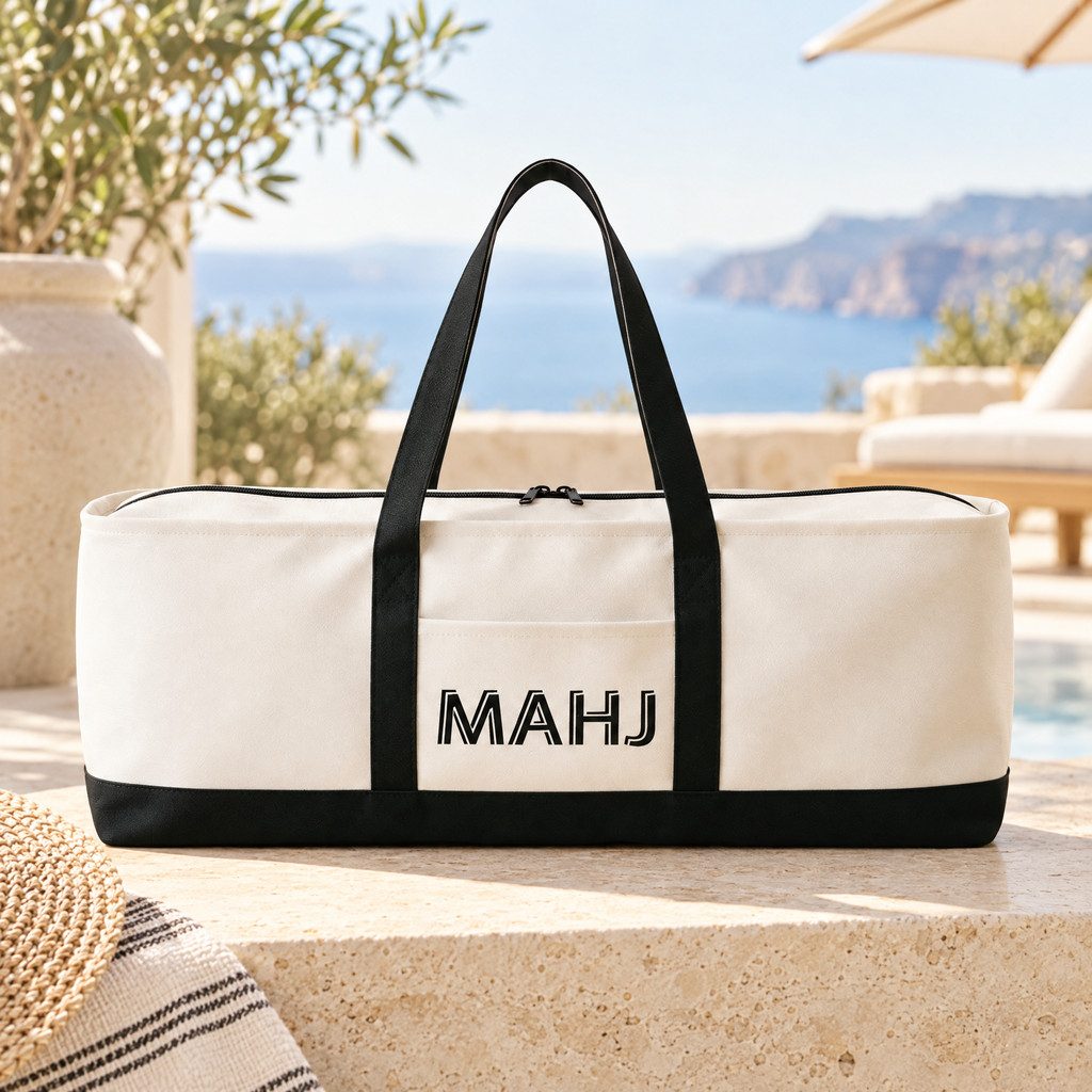 Long Mahjong Tote Bag, view 12