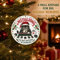 Meowjong Cat Mahjong Ornament, Do Not Disturb I'm Winning, Acrylic Keepsake, view 3