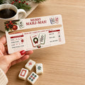 Merry Mahj-Mas Mahjong Line Reader Cards, 4-Pack Clear Acrylic Set, view 3