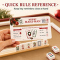 Merry Mahj-Mas Mahjong Line Reader Cards, 4-Pack Clear Acrylic Set, view 4