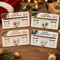 Merry Mahj-Mas Mahjong Line Reader Cards, 4-Pack Clear Acrylic Set, view 5