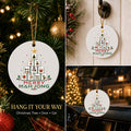 Merry Mahjong Christmas Tree Ornament, Mahjong Tile Tree Ceramic Keepsake, view 4