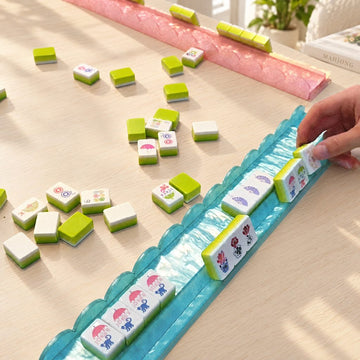Pearl Shell Mahjong Racks, Set of 4, product photo