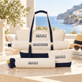 Printed Mahjong Tote Set, 4 Pieces, view 10