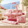 Printed Mahjong Tote Set, 4 Pieces, view 14