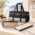 Quilted Mahjong Duffel Set, 3 Pieces, view 10