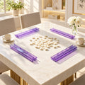 Violet Clear Mahjong Racks, Set of 4, view 2