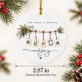 The Year I Learned Mahjong Christmas Ornament, 2026 Ceramic Keepsake, view 3