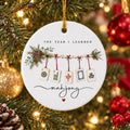 The Year I Learned Mahjong Christmas Ornament, 2026 Ceramic Keepsake, view 4